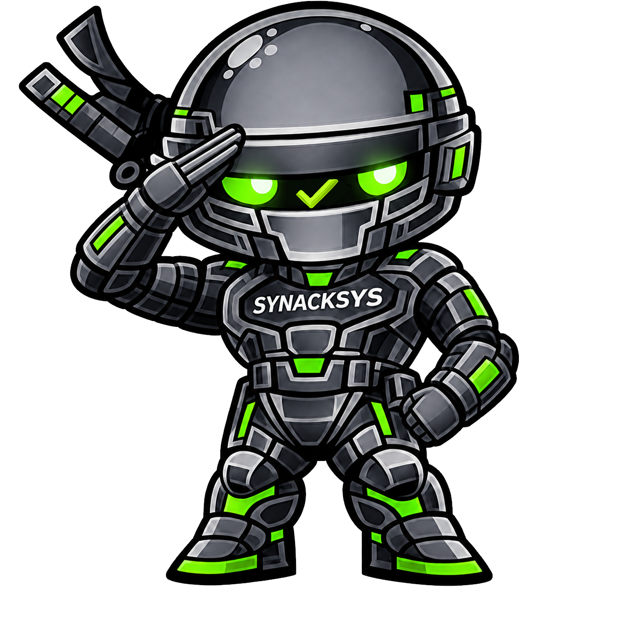Opérateur RESPECT - personnage de la marque SYNACKSYS